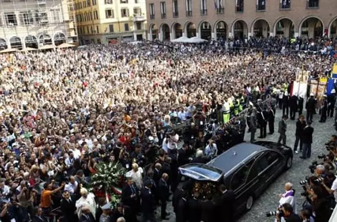 Begravelse Luciano Pavarotti.