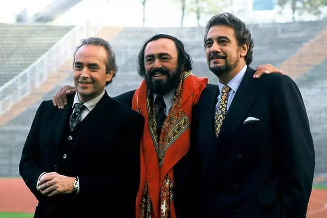 Placido Domingo，Luciano Pavarotti，JoséCarteras