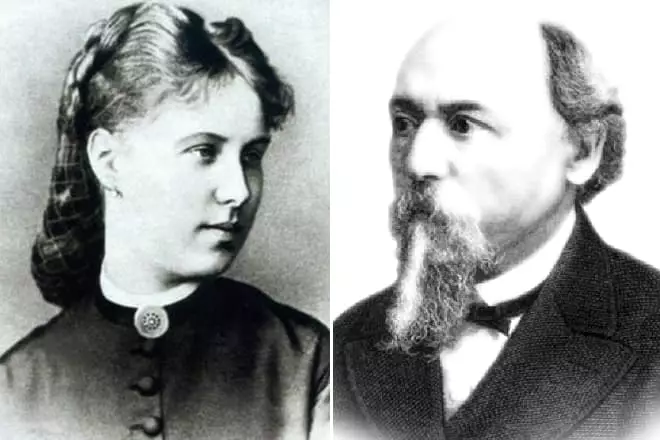 Nikolai Nekrasov og Zinada Nikolaevna (Fucla Viktorova)