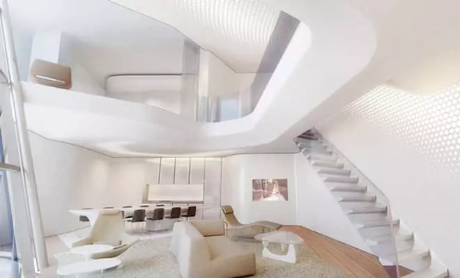 Interior Caucia Hadid untuk Menara Opus