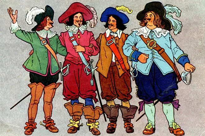 D'Artagnan and Three Musketeers