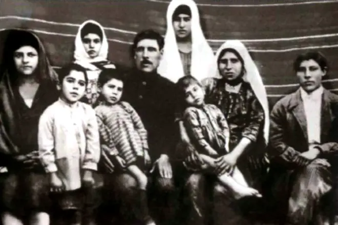 Familia ya Heydar Aliyev.