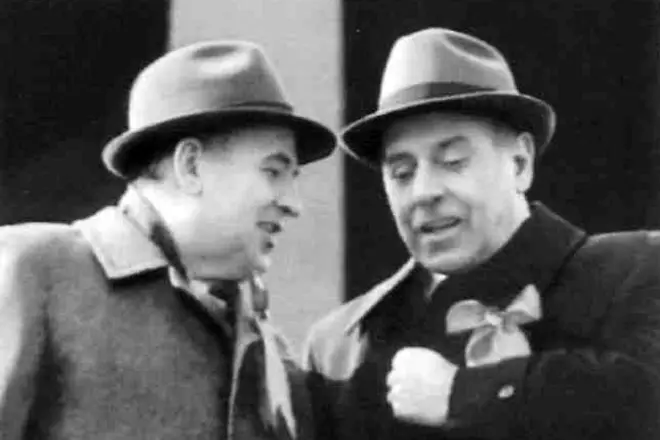 Heydar Aliyev和Mikhail Gorbachev