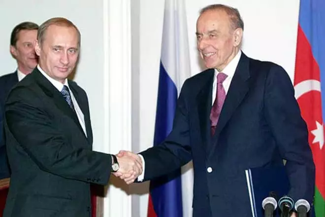 Heydar Aliyev e Vladimir Putin