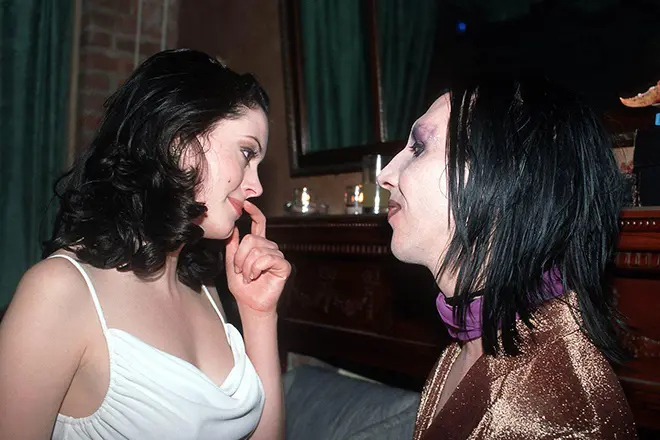 Rose McGowan en Marilyn Manson