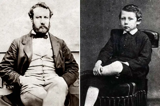 Jules Verne with Son Michel