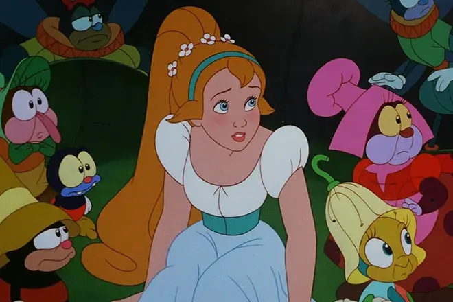 Thumbelina in der Fertig von Bluta Cartoon