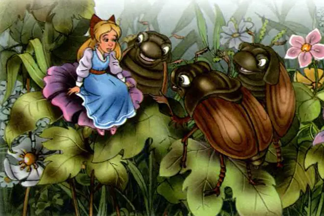 Thumbelina dan Beetles.