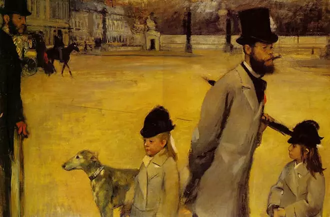 Edgar Degas的图片“同意的广场”