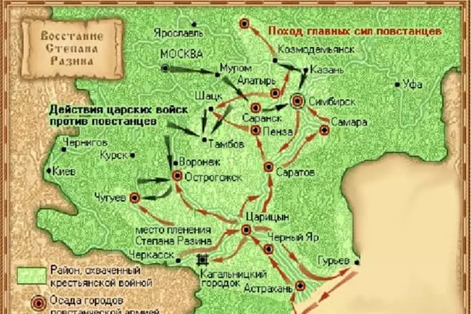 Mapa Stepan Rasin.