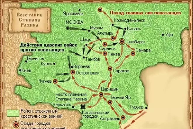 Mapa STEPAN RASIN