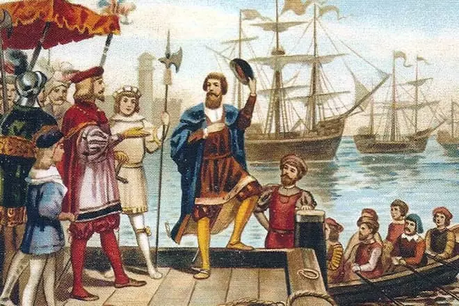 Vasco da Gama returns from travel