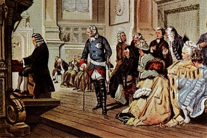 Johann Sebastian Bach memainkan Raja Frederich II