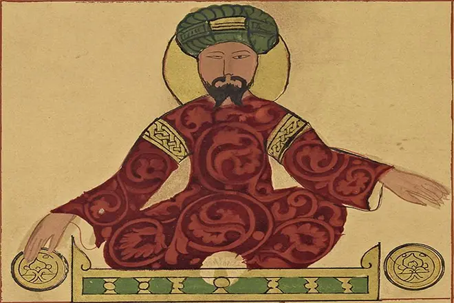 Porträt von Saladin.