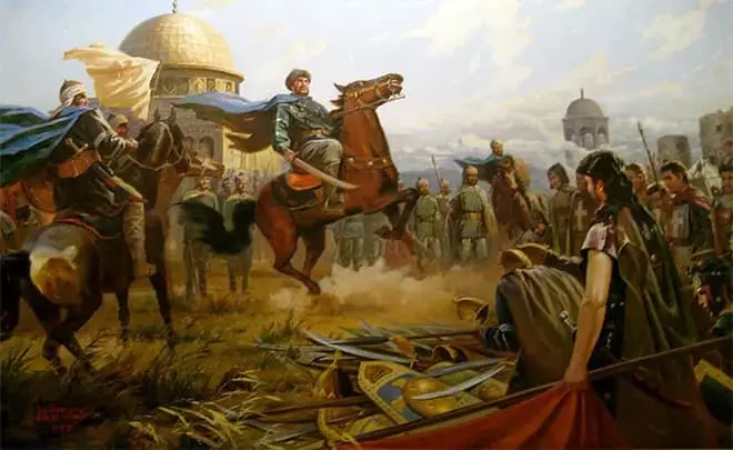 Saladinova armáda v Jeruzaleme