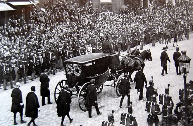 Victor Hugo begravning