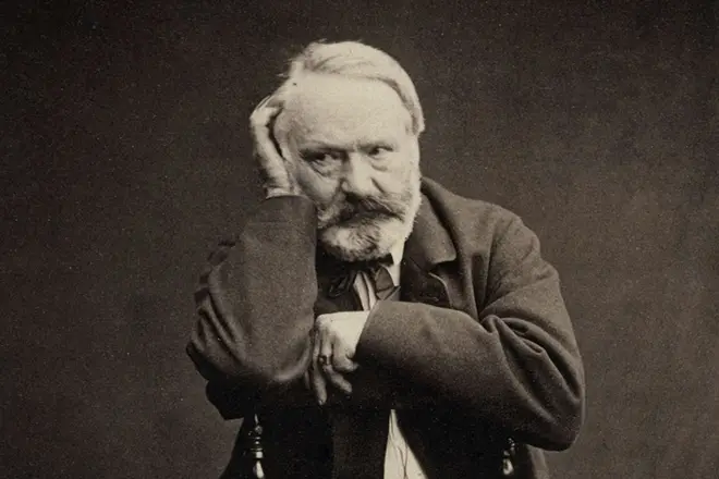 Pisatelj Viktor Hugo.
