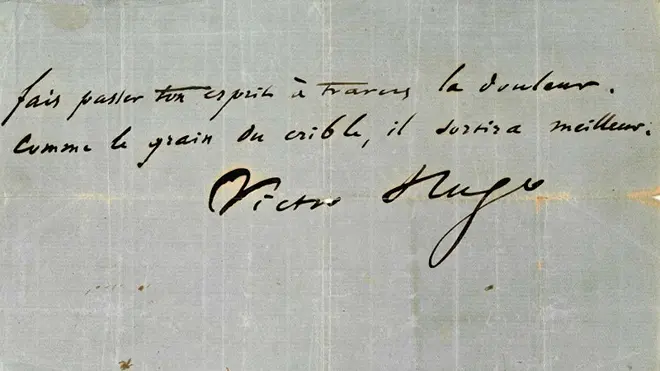 Autograph Victor Hugo