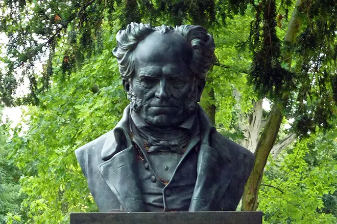 स्मारक आर्थर Schopenhauer.