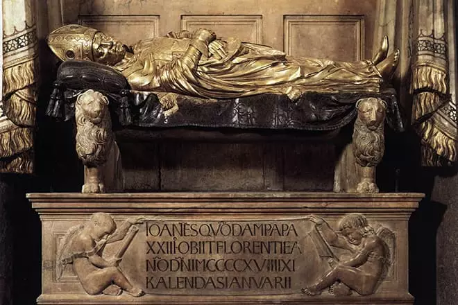Надгробок для гробниці папи Івана XXIII, створене Донателло