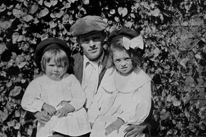 Jack London mit Kindern