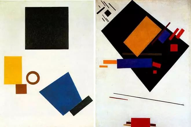 Bilder av Casimir Malevich i Genre Suprematism
