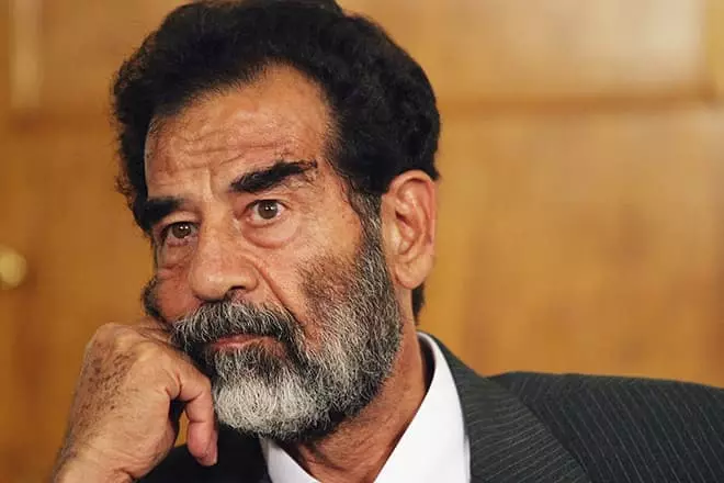 Dictatore Saddam Hussein.