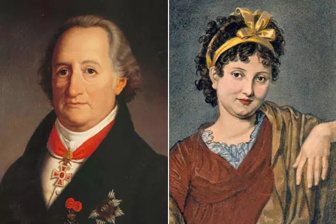 Johann Goethe s manželkou Kristiana