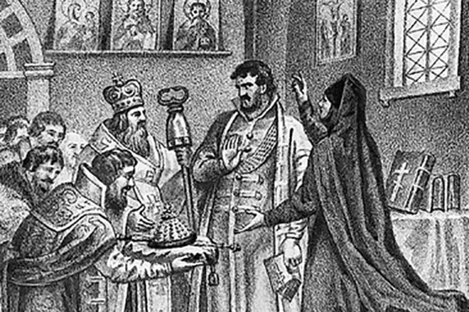 بورس Godunov نے اپنے انتخابات کے بارے میں سلطنت کو مطلع کیا