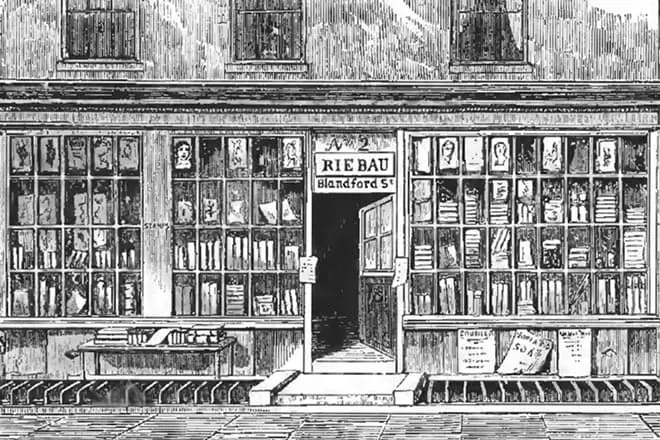 Knjižara Ribo, gdje su radili Faradays