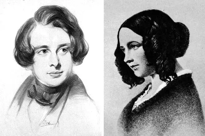 Charles Dickens con sua moglie