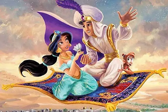 Aladdin en dochter Sultan