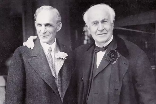 Henry Ford en Thomas Edison