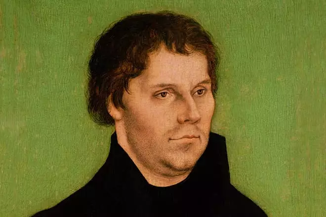 Martin Luther. Potret lucas Kranech