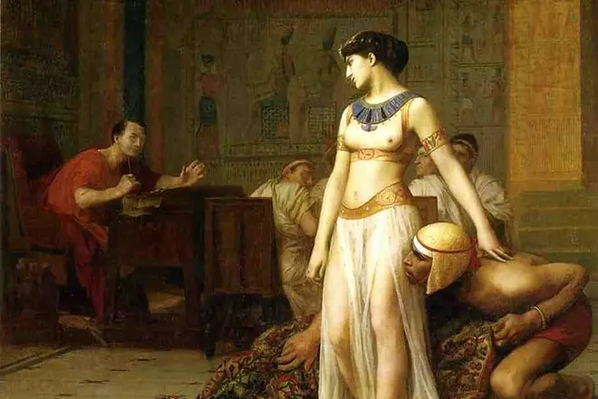 Guy Julius Caesar a Cleopatra
