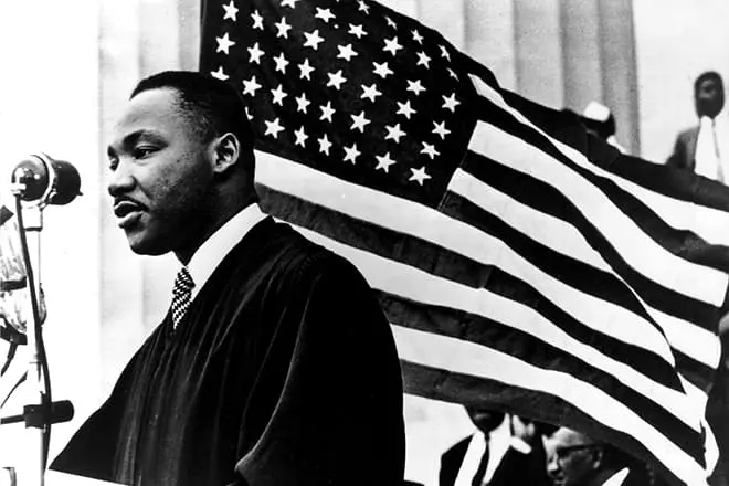 Martin Luther King spilaði mannréttindi