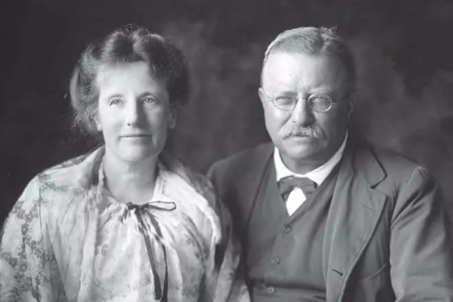 Theodore Roosevelt dengan isterinya