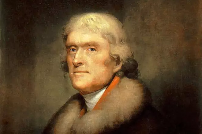 Portret i Thomas Jefferson Rembrandt Saw