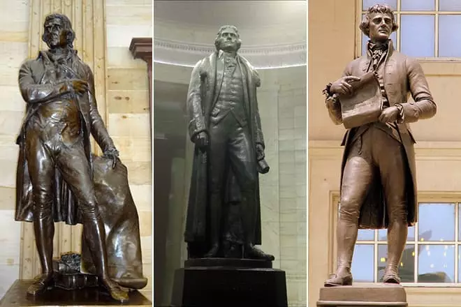 Statuen vum Thomas Jefferson