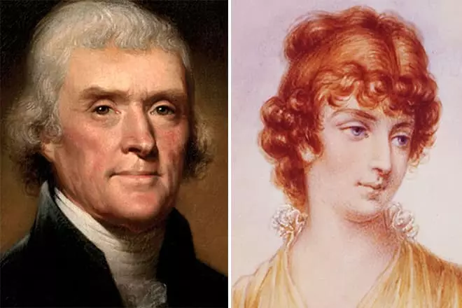 Thomas Jefferson a Martha Jefferson