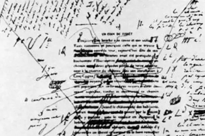 Manuskript onor de Balzac