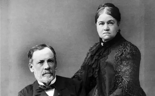 Louis Pasteur med sin kone
