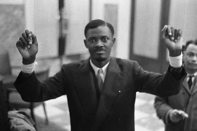 Portræt af Patrice Lumumba