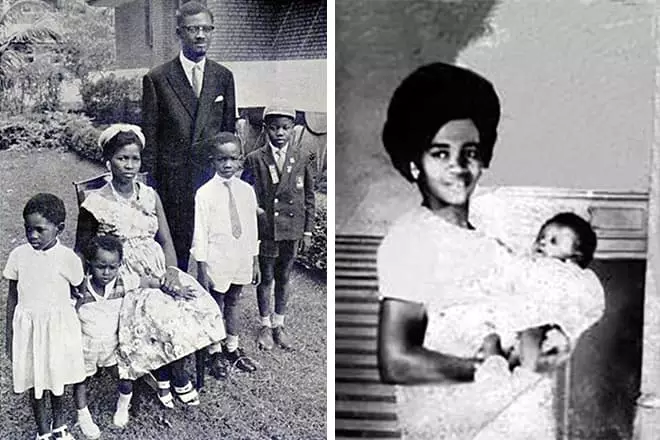 Patrice gia đình Lumumba.