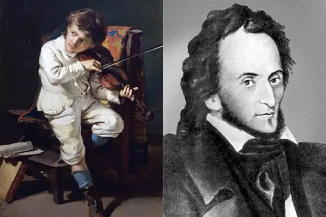 Niccolo Paganini ბავშვობაში და ახალგაზრდობაში