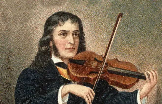 青年的Niccolo Paganini