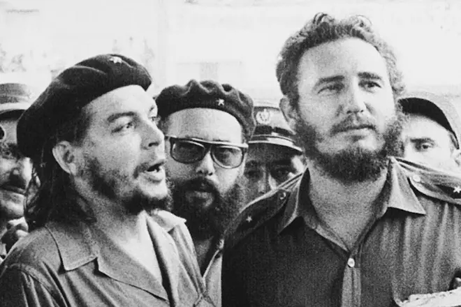 Che Guevara en Fidel Castro
