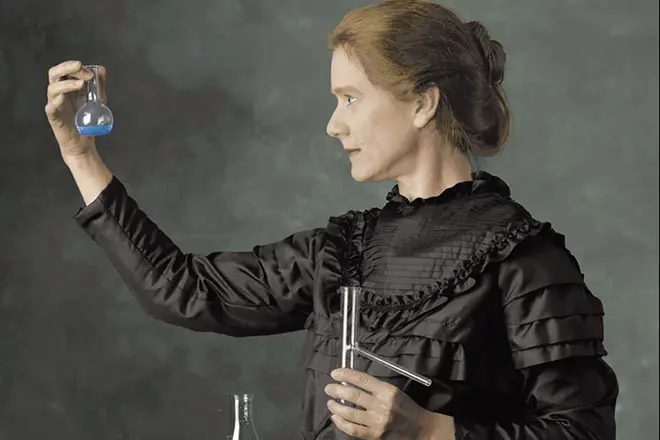 Maria Curie het radioaktiwiteit bestudeer