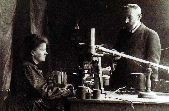 Maria Curie dhe Pierre Curie