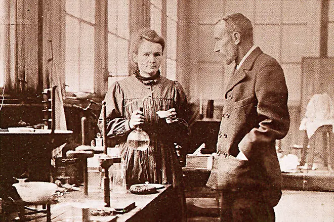 Maria Curie dhe Pierre Curie